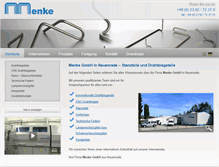 Tablet Screenshot of menke-gmbh.de